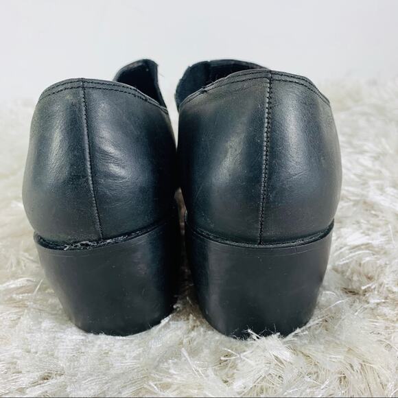 Vintage Black Western Booties Leather Sz 8 M - Picture 8 of 9